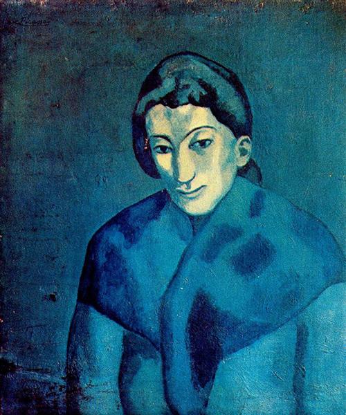 Pablo Picasso Paintings Woman In A Shawl Femme Dans Un Chale